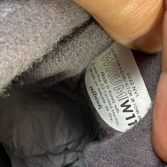 NWOB Allbirds Wool Runner Up Mizzles Women’s Shoes Sz 11 Gray Casual Lace Up - Picture 9 of 10